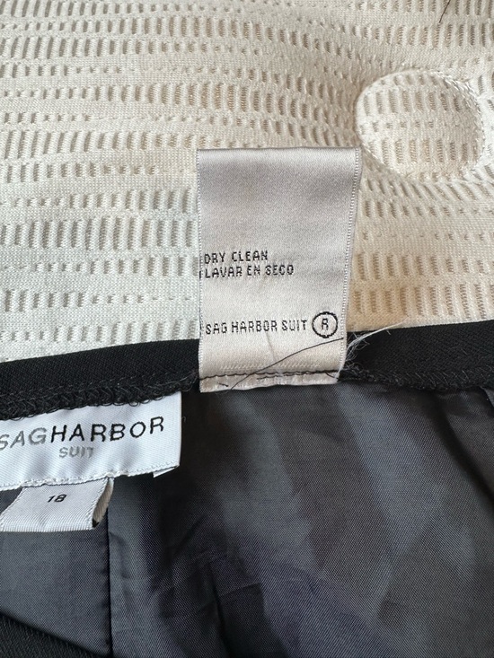 Black Pleated A-Line Womens Skirt Sz 18 Office Workwear Business Suit Separates - Picture 5 of 7